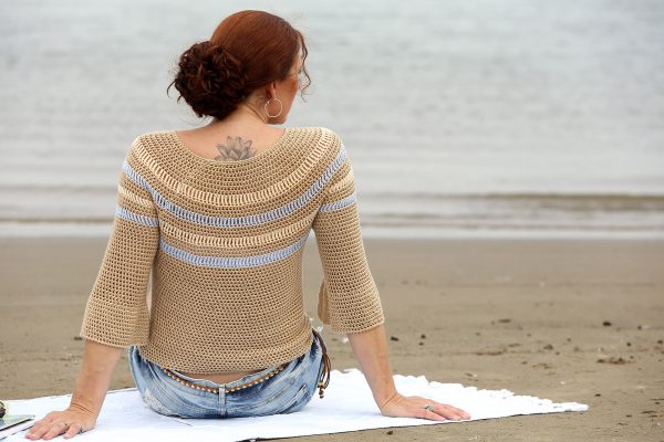 Linda Modderman Haakpatroon Sandy Beach Sweater